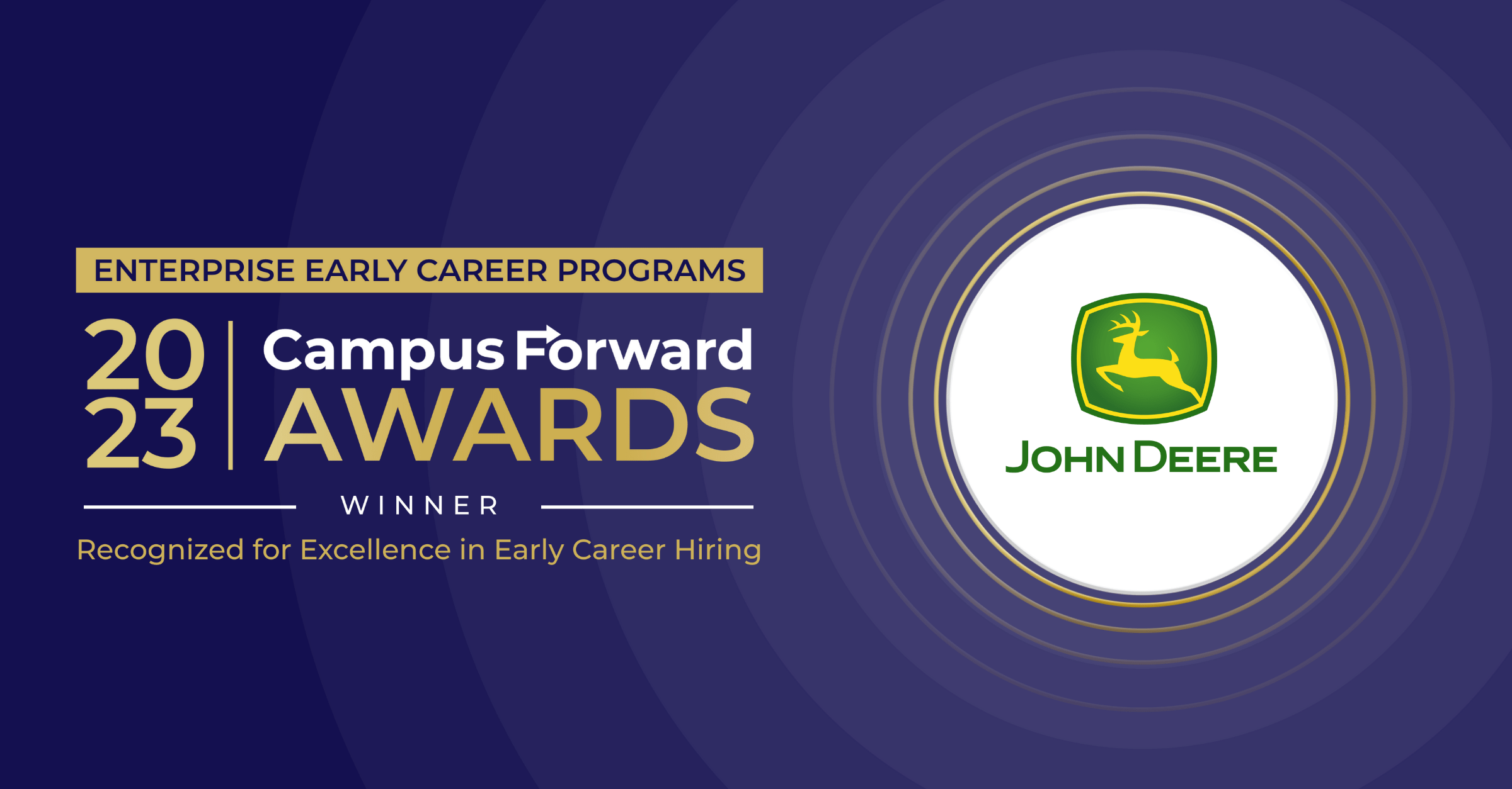 John Deere 2023 Campus Forward Award Winner